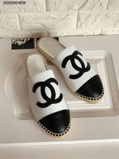 chanel badslippers|chanel espadrilles sale.